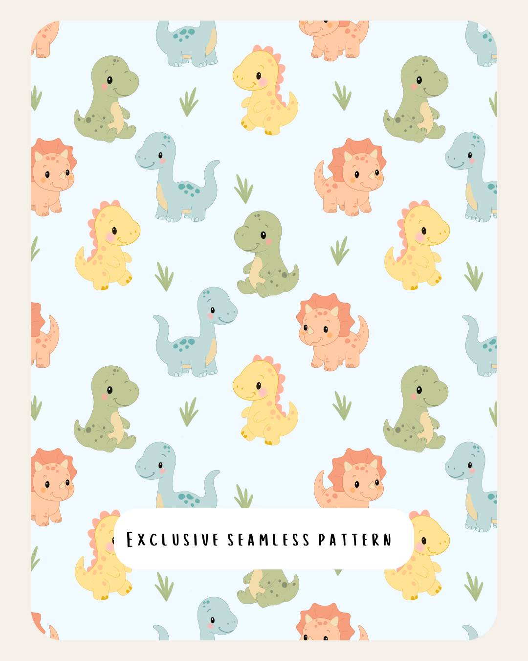 Colorful dinos 3