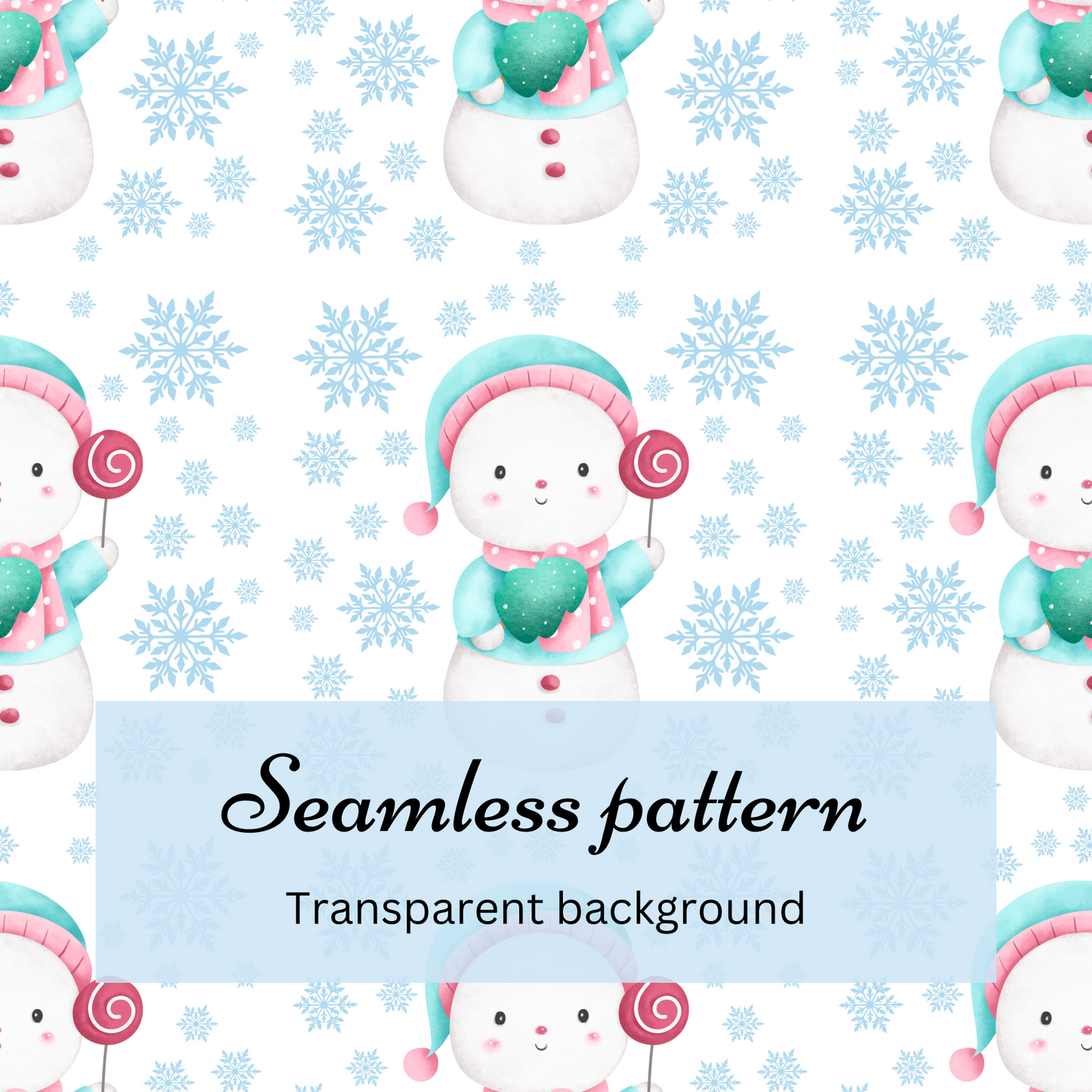 seamless pattern - Snow flakes