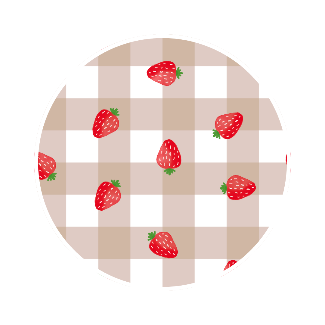 ** Strawberry pattern