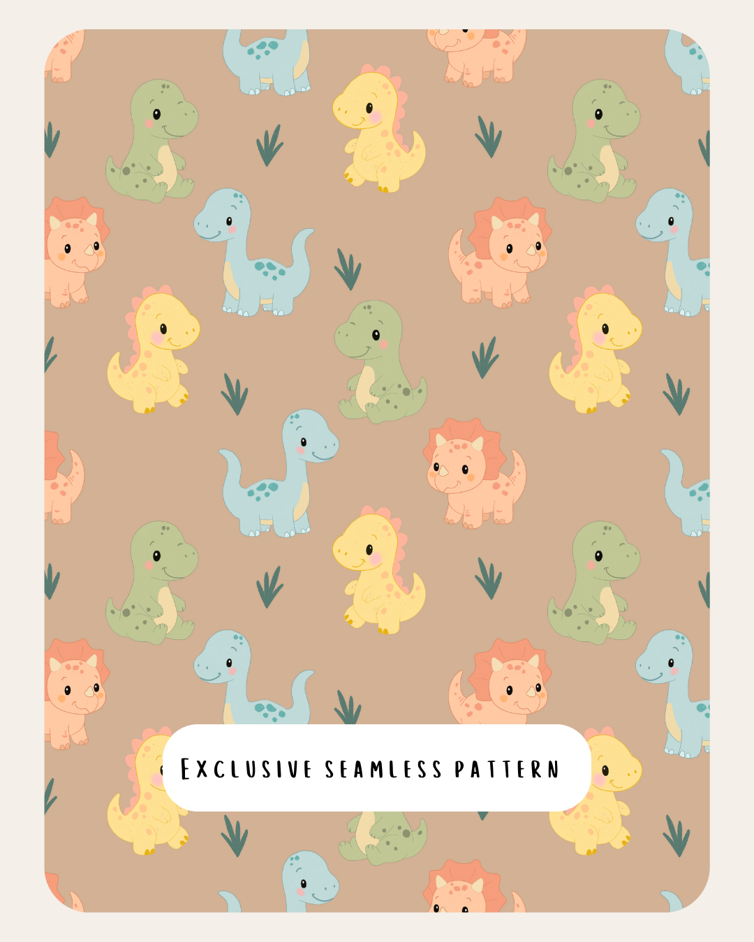 Colorful dinos 4