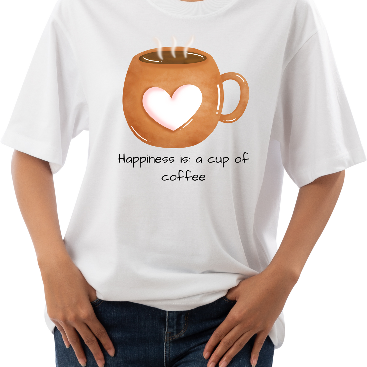 Coffee is happiness PNG