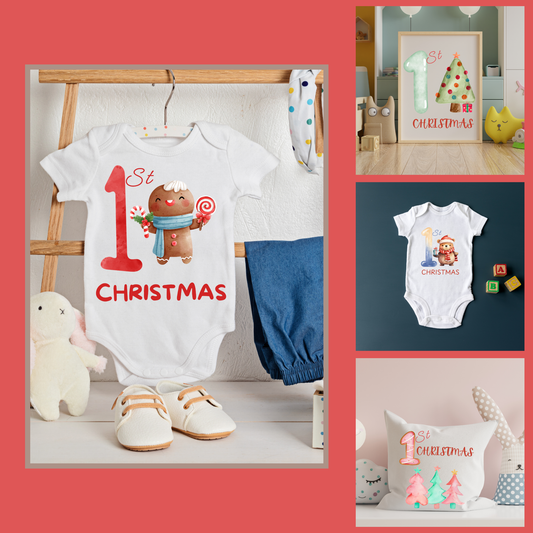 Baby’s First Christmas PNG Bundle