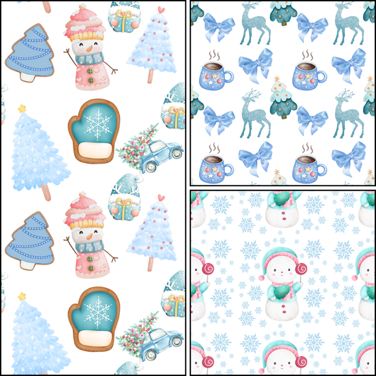 Seamless pattern Christmas bundle