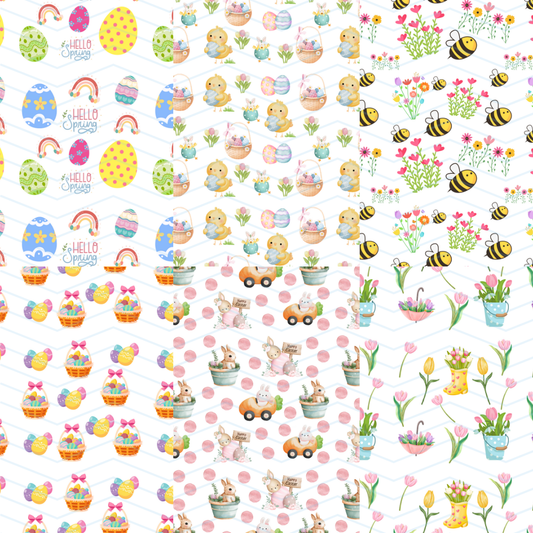 Easter seamless pattern