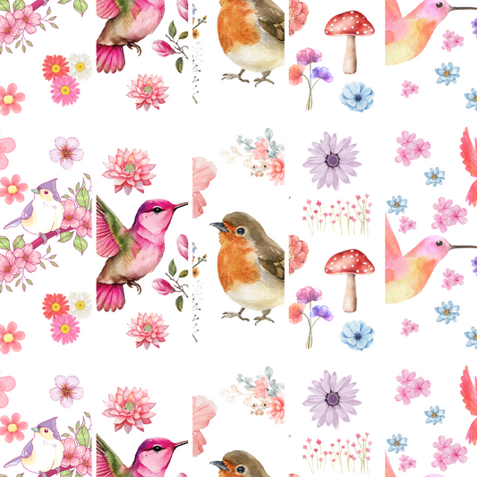 5 spring seamless patterns