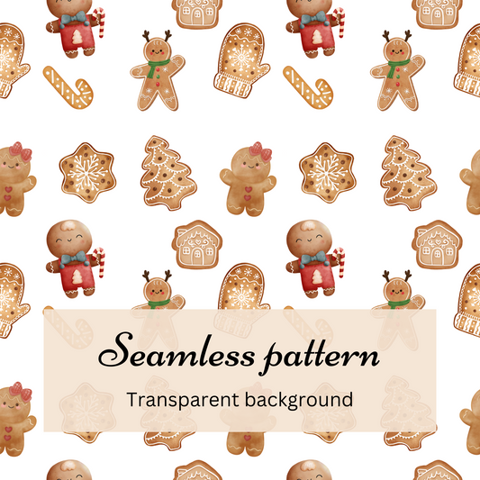 Cookie Pattern PNG